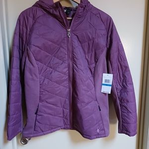 Size XL Spyder Jacket.  Color is Tulipwood